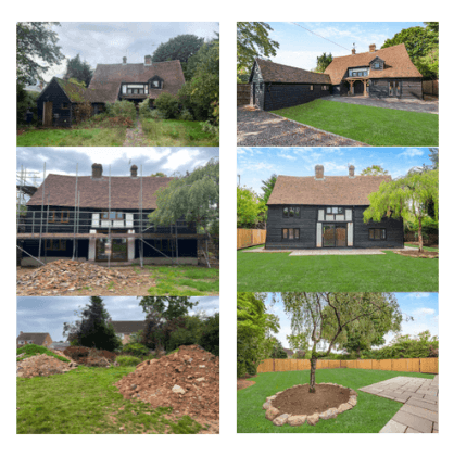 Redevelopment of a Grade II listed property in Surrey